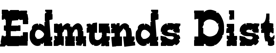 Edmunds Distressed Font Download Free